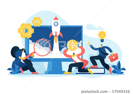 Start up concept vector illustration Start up concept vector illustration 57049338