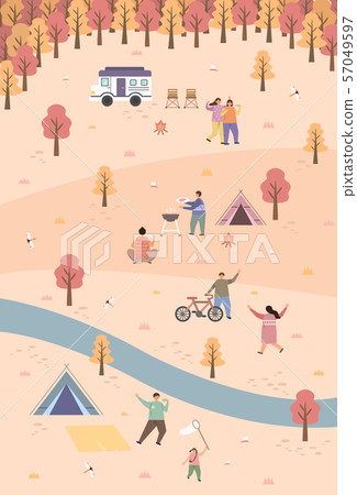 Exciting Autumn Travel Illustrations 2 Exciting Autumn Travel Illustrations 2 57049597
