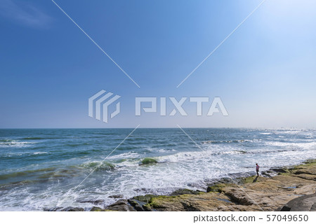 Inamuragasaki沿海風景在夏天 Inamuragasaki沿海風景在夏天 57049650
