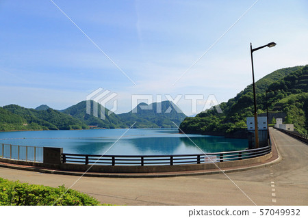 Tamagawa Dam (Semboku City, Akita Prefecture) and Hosen Lake Tamagawa Dam (Semboku City, Akita Prefecture) and Hosen Lake 57049932