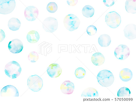 Watercolor illustration Shabondama 57050099