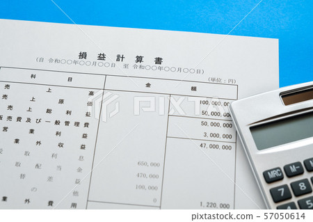 [Photo Material] Financial Statement Business Scene Profit and Loss Statement Balance Sheet Corporate Final Report 57050614