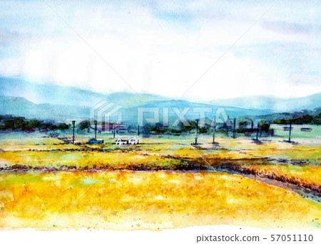 水彩秋天米領域 水彩秋天米領域 57051110
