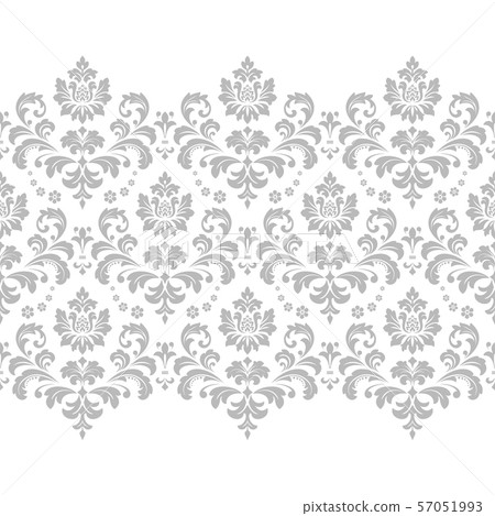 Floral pattern. Vintage wallpaper in the Baroque 57051993