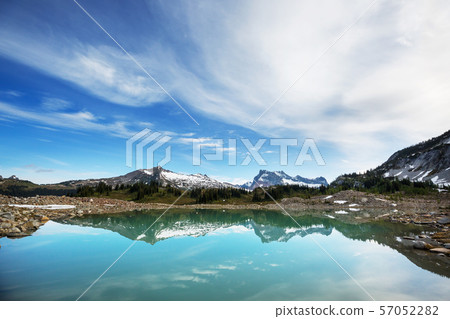 Mountains lake 57052282