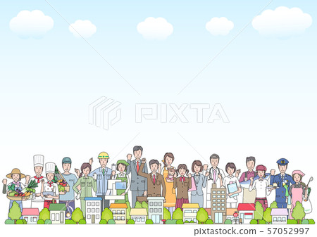 Occupation Various guts pose 57052997