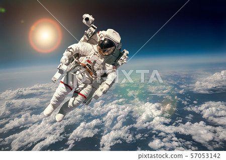 Astronaut in outer space 57053142