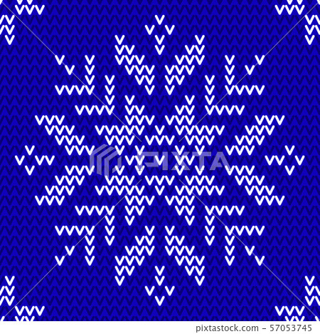 seamless blue and white knitted background - Stock Illustration ...