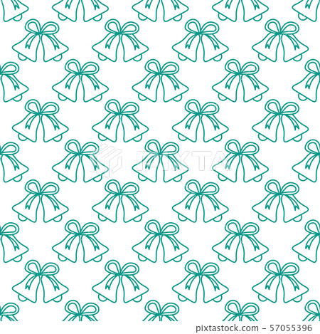 Christmas, New Year 2019 pattern with bells Christmas, New Year 2019 pattern with bells 57055396