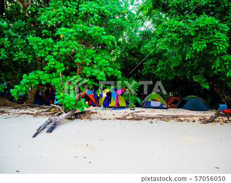 Beach in Mu Koh Surin or Surin Island, Thailand 57056050