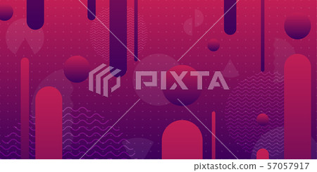 Colorful abstract background using minimal geometry as an element. 57057917