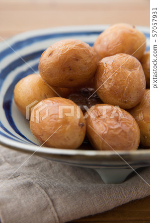New potato boiled 57057931