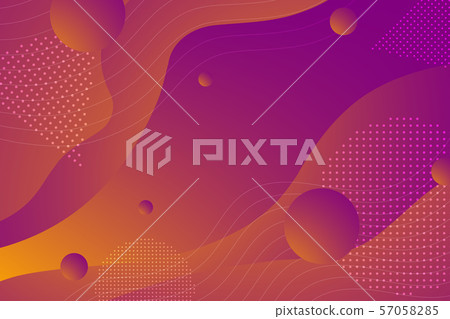 Colorful abstract background and gradation using minimal geometry and wave shape as an element. Colorful abstract background and gradation using minimal geometry and wave shape as an element. 57058285