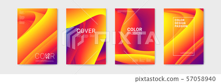 Cover design with abstract background color Cover design with abstract background color 57058940