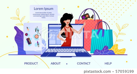 Website Landing Page Online Cosmetic Shop Boutique Website Landing Page Online Cosmetic Shop Boutique 57059199