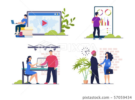 Set Informational Banner Education and Career. Set Informational Banner Education and Career. 57059434