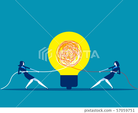 Business teamwork. Concept business vector Business teamwork. Concept business vector 57059751