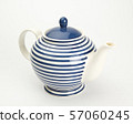 Antique teapot isolated on white background 57060245