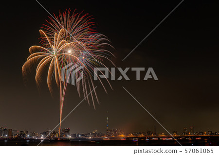 Koto Fireworks Festival and Sky Tree / Houseboat 57061065