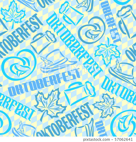 Vector seamless pattern for oktoberfest - Stock Illustration [57062641 ...