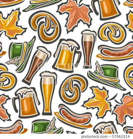 Vector seamless pattern for oktoberfest 57062814