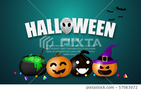 Halloween Carnival Background, 57063072