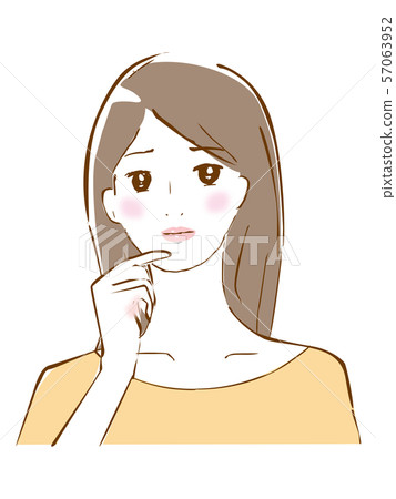 Female 2 posing anxious 57063952