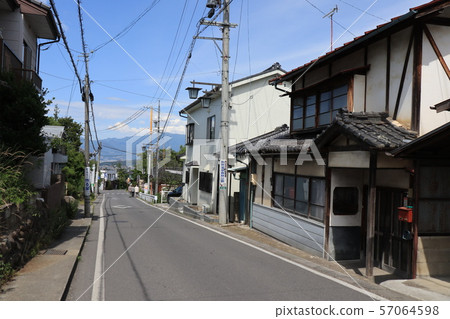 Scenery of Bessho hot spring in Ueda City, Nagano Prefecture Scenery of Bessho hot spring in Ueda City, Nagano Prefecture 57064598