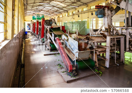 Machines inside the tea factory Machines inside the tea factory 57066588