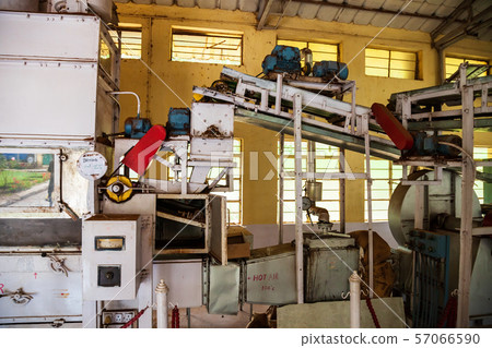Machines inside the tea factory Machines inside the tea factory 57066590