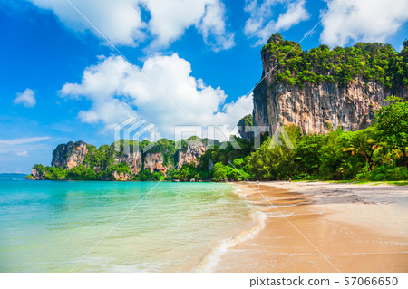 Clear water beach in Thailand 57066650