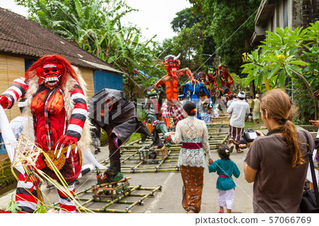 Ogoh statues Ngrupuk parade, Bali Ogoh statues Ngrupuk parade, Bali 57066769