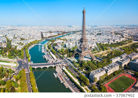 Paris aerial panoramic view, France Paris aerial panoramic view, France 57067402