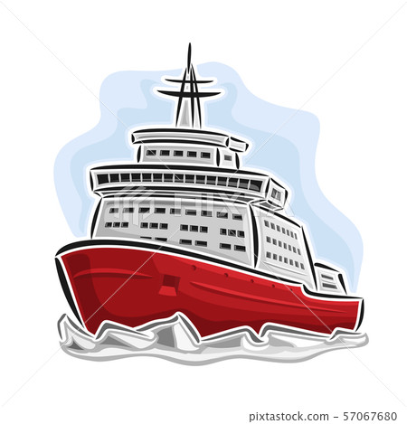 Vector logo for Icebreaker Ship 57067680