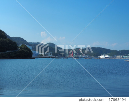 Scenery of Aioi Bay Tsubone Fishing Port 57068494