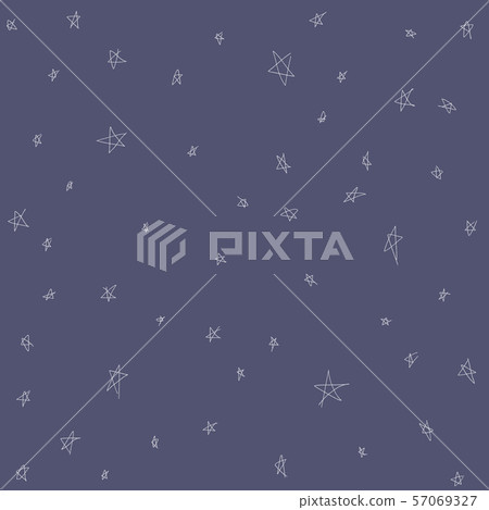 Hand drawn star background, blue purple 57069327
