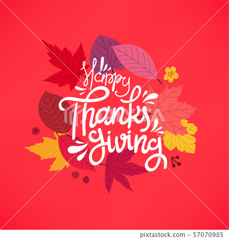 Happy Thanksgiving Day. Vector concept 57070985