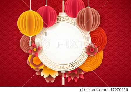 Lunar new year design background. Happy Pig Year Lunar new year design background. Happy Pig Year 57070996