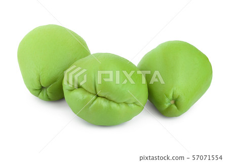 fresh Chayote vegetable or mexican cucumber isolated on white background fresh Chayote vegetable or mexican cucumber isolated on white background 57071554