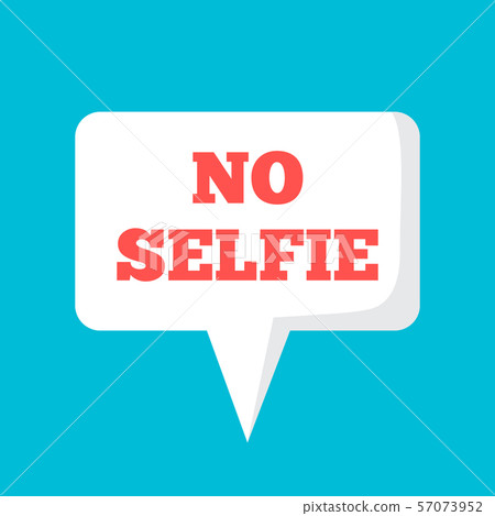 No selfie forbidden banner, poster. Photo prohibition vector sign. 57073952