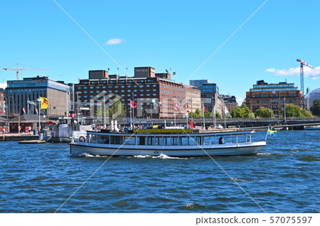 Travel to Scandinavia under summer,Stockholm in Sweden 57075597