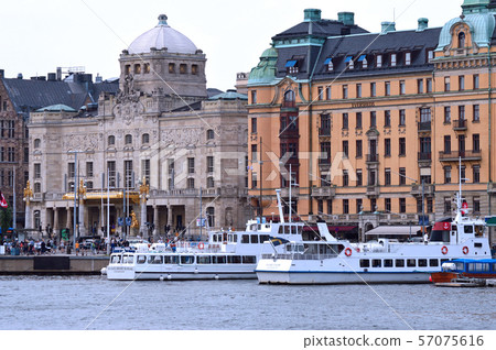 Travel to Scandinavia under summer,Stockholm in Sweden 57075616