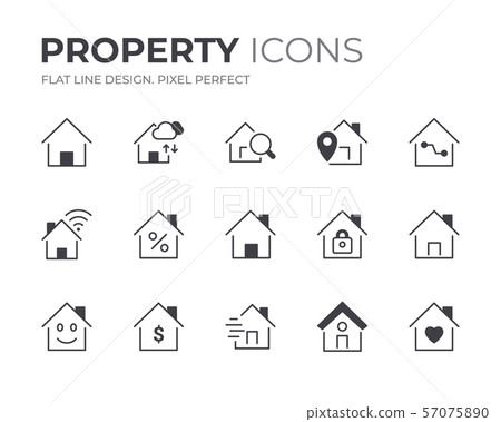 Property Icons Set 57075890