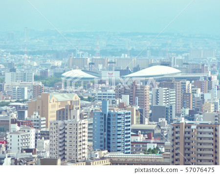 View from Osaka Tennoji to the south 57076475