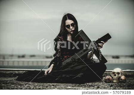Witch in black 57079189