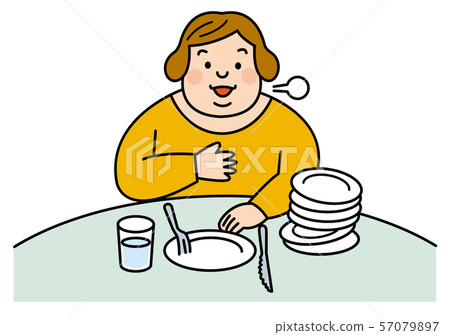 Be careful not to eat too much! 57079897