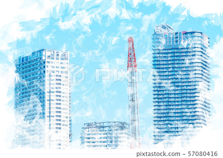 房地產圖像水彩風格 57080416