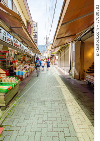 A shopping street on the way from Nagatoro Station to Iwamata (Nagatocho, Saitama Prefecture) 57080883