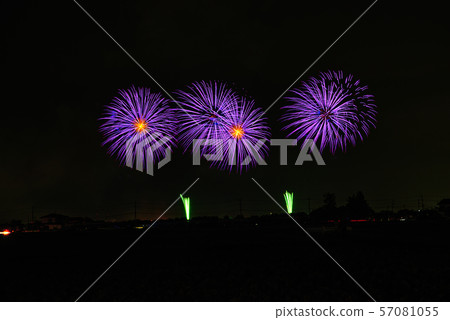 Japanese fireworks festival Japanese fireworks festival 57081055