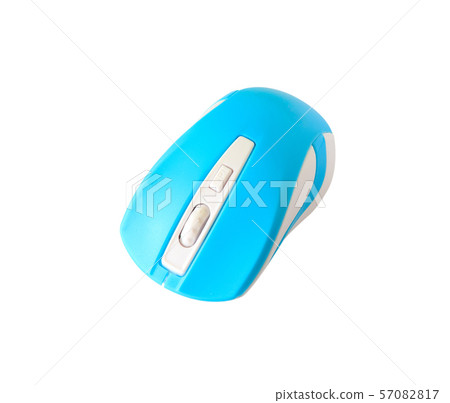 Wireless computer mouse isolated on white Wireless computer mouse isolated on white 57082817